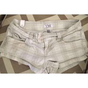 Plaid YMI shorts FREE*